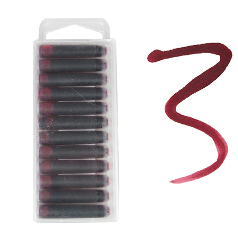 5280 Collection 5280 Vineyard Burgundy Fountain Pen Ink Cartridges - 12 pack freeshipping - RiNo Distribution