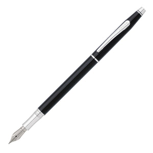 Cross Cross Classic Century Black Lacquer Medium Fountain Pen (AT0086-77MS) freeshipping - RiNo Distribution