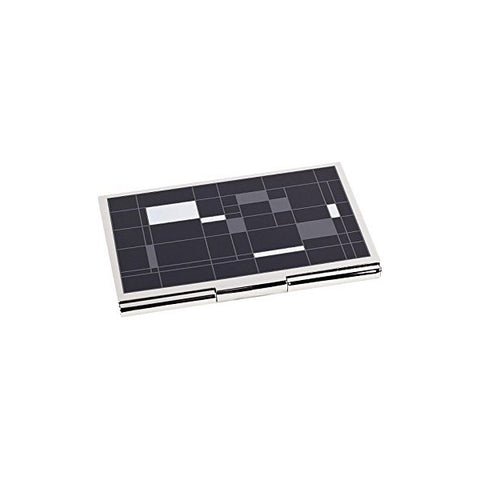Bey-Berk Bey-Berk Model D249B Black Design Business Card Case freeshipping - RiNo Distribution