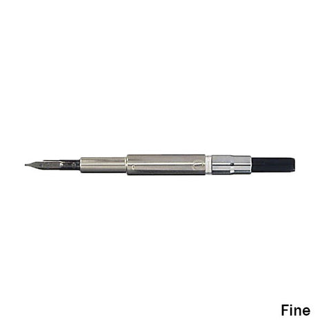 Pilot Pilot Vanishing Point Fine Replacement Nib/Neck/Converter 18K Gold Gunmetal freeshipping - RiNo Distribution