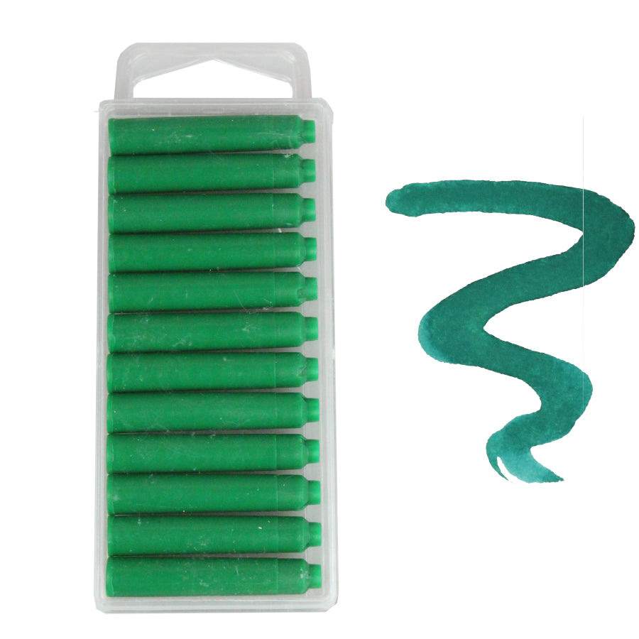 5280 Forest Green Fountain Pen Ink Cartridges - 12 Pack freeshipping ...