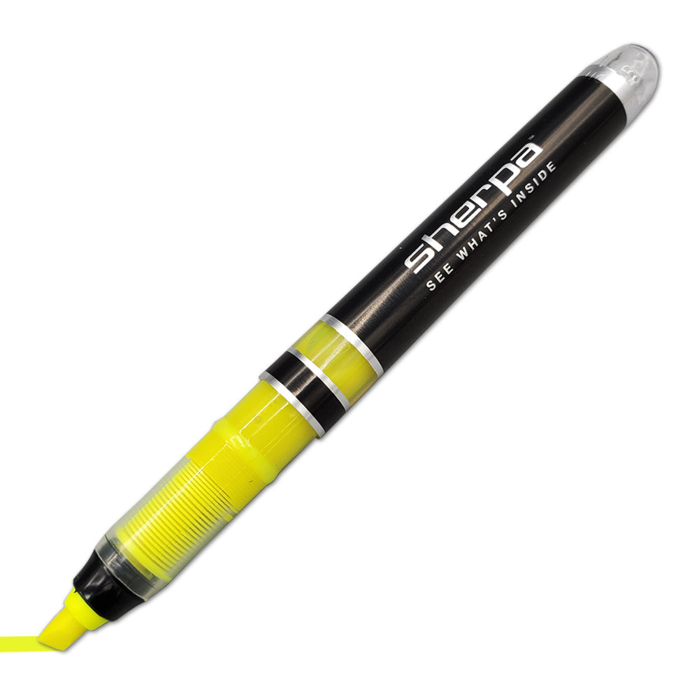 Sherpa Pen Chisel Tip Liquid Highlighter Marker yellow