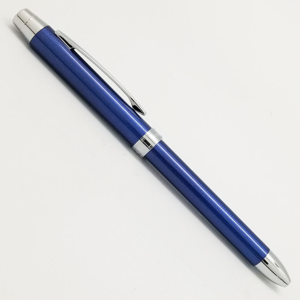 Padrino Padrino Pearl Blue Multi-Function Pen - Black/Red/.5mm Pencil Made in Japan freeshipping - RiNo Distribution