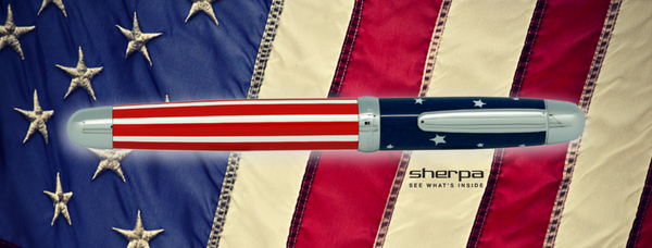 Sherpa Classic Ole Glory Pen/Sharpie Marker Cover freeshipping - Sherpa Pen