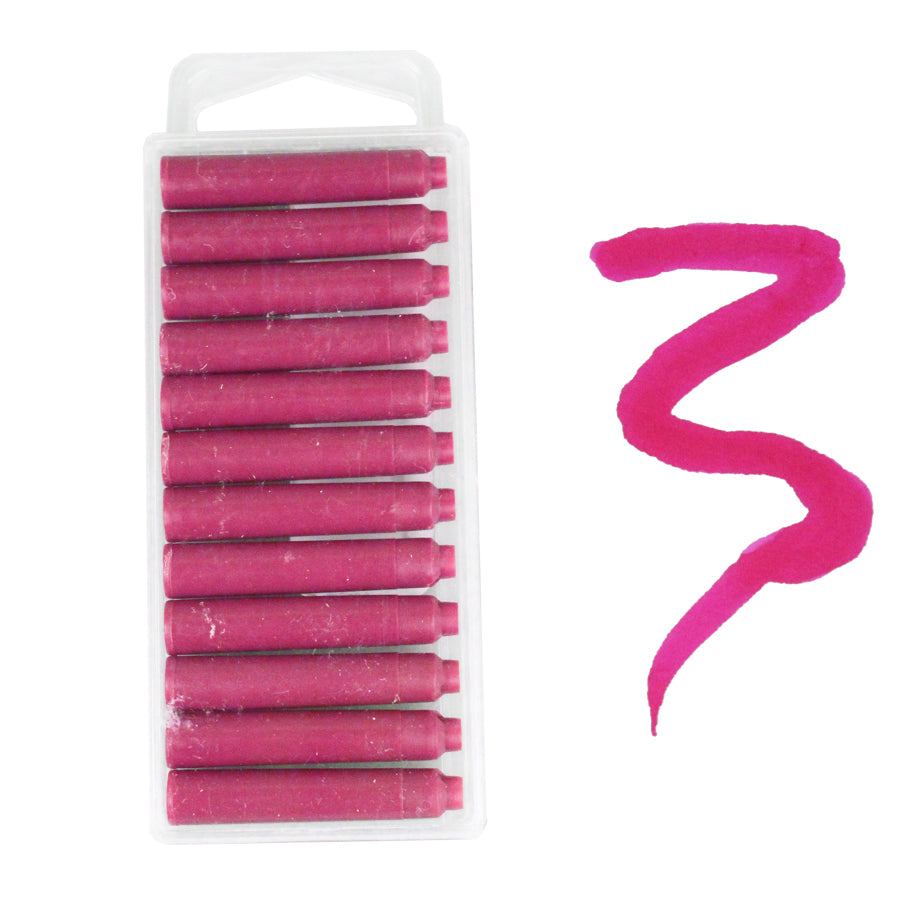 5280 Collection 5280 Pink Flamingo Fountain Pen Ink Cartridges - 12 Pack freeshipping - RiNo Distribution