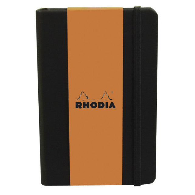 Rhodia Rhodia (R118069) 3 1/2" x 5 1/2" Webnotebook (Lined Paper) w/Black Cover freeshipping - RiNo Distribution