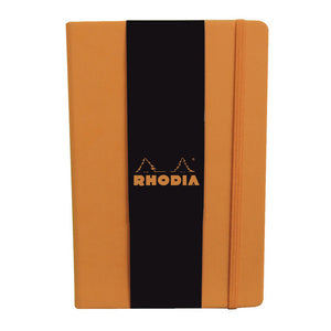 Rhodia Rhodia (R118608) 5 1/2" x 8 1/4" Webnotebook (Lined Paper) w/Orange Cover freeshipping - RiNo Distribution