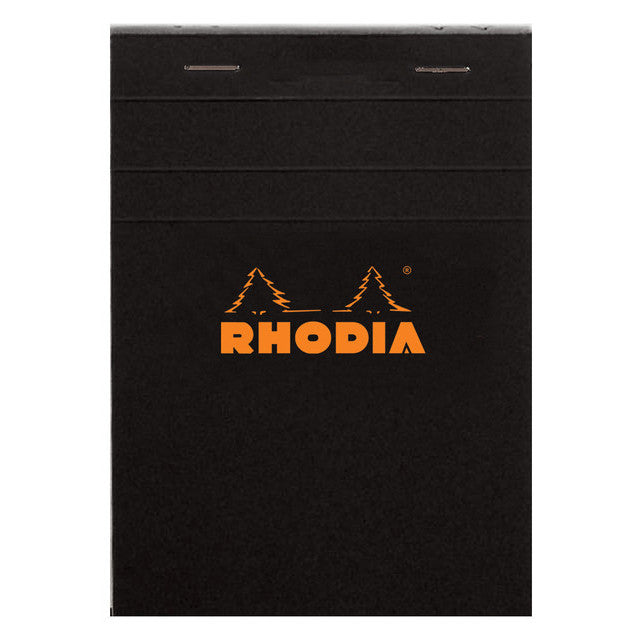 Rhodia Rhodia (R160009) 6" x 8 1/4" Staplebound Notepad (Blank Paper) w/Black Cover freeshipping - RiNo Distribution