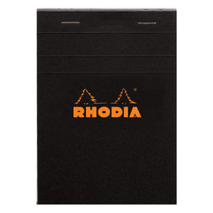 Rhodia Rhodia (R160009) 6" x 8 1/4" Staplebound Notepad (Blank Paper) w/Black Cover freeshipping - RiNo Distribution