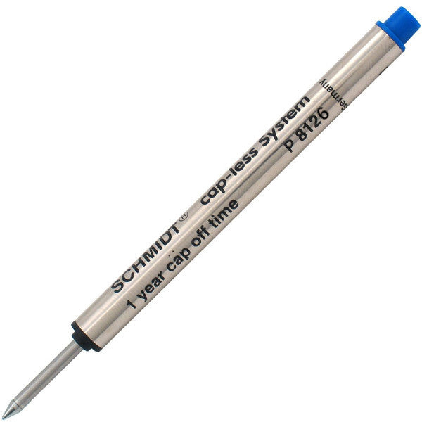 Schmidt Short Capless P8126 Blue Roller Ball Pen Refill (Fits Retro 51 REF57P)