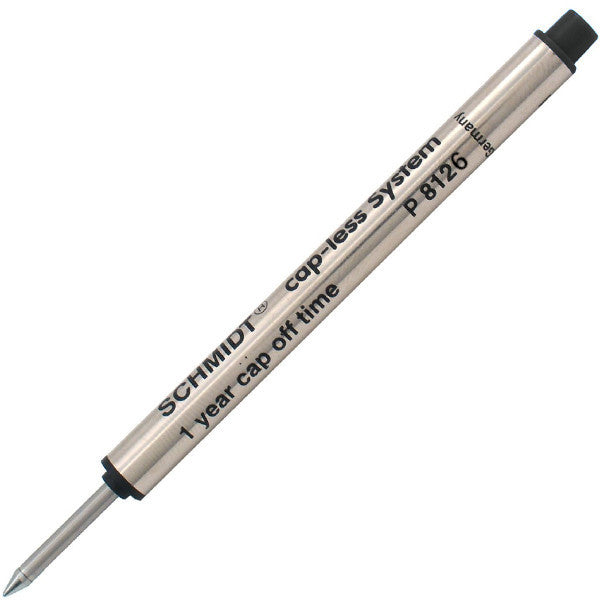 Schmidt Short Capless P8126 Black Roller Ball Pen Refill (Fits Retro 51 REF5P)