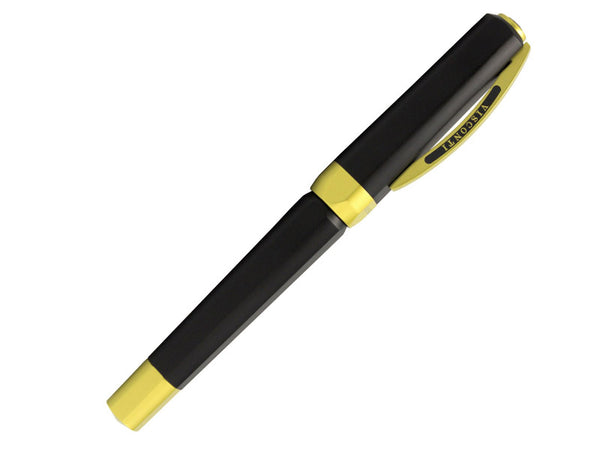 Visconti Visconti Opera Metal Roadster Black/Yellow Medium Fountain Pen (#738ST02) freeshipping - RiNo Distribution