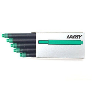 Lamy Lamy T10GR Green Ink Cartridges - 5 Pack freeshipping - RiNo Distribution