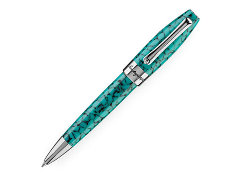 Montegrappa Fortuna Barcelona Turquoise Mosaic Ballpoint Pen (ISFOBBIA) NIB