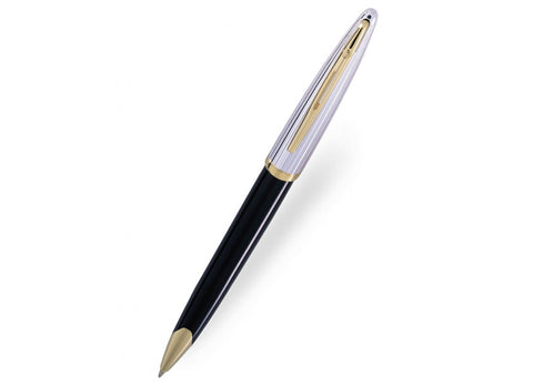 Waterman Waterman Black/Silver Carene Deluxe Ballpoint Pen (#S0700000) freeshipping - RiNo Distribution