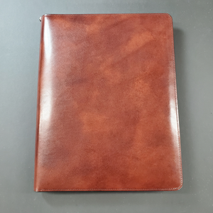 Bosca Old Leather Brown Zipper Padfolio #932 58