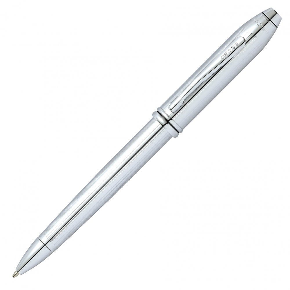 Cross Cross Townsend Lustrous Chrome Plated Ballpoint Pen (532TW) freeshipping - RiNo Distribution