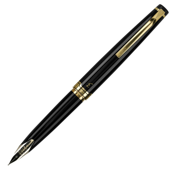 Pilot e95s Black Medium 14kt Gold Fountain Pen (#60838)