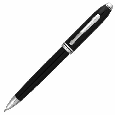 Cross Cross Townsend Black and Rhodium Ballpoint Pen (AT0042TW-4) freeshipping - RiNo Distribution