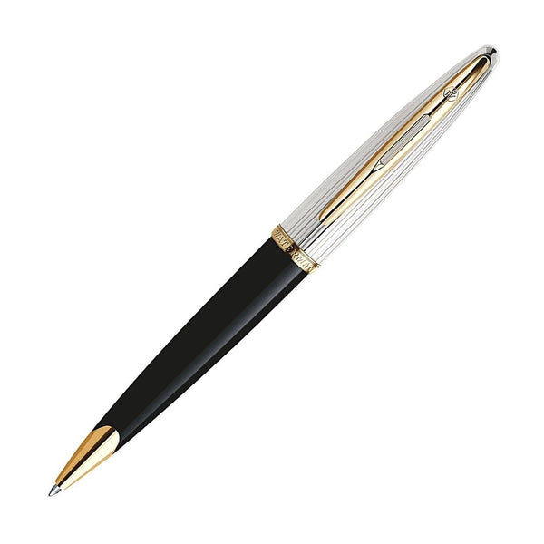 Waterman Waterman Black/Silver Carene Deluxe Ballpoint Pen (#S0700000) freeshipping - RiNo Distribution